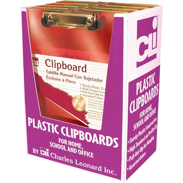 Clipboard 9x12.5 Neon